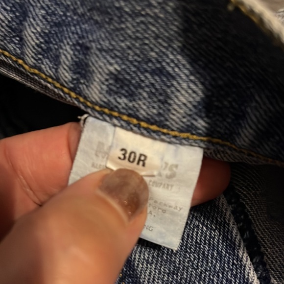 Millers denim riding pants knee patches 30R - Picture 5 of 7